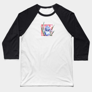 Iris In Watercolor Baseball T-Shirt